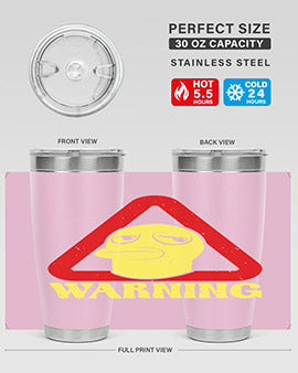 Warning Style 12#- duck- Tumbler