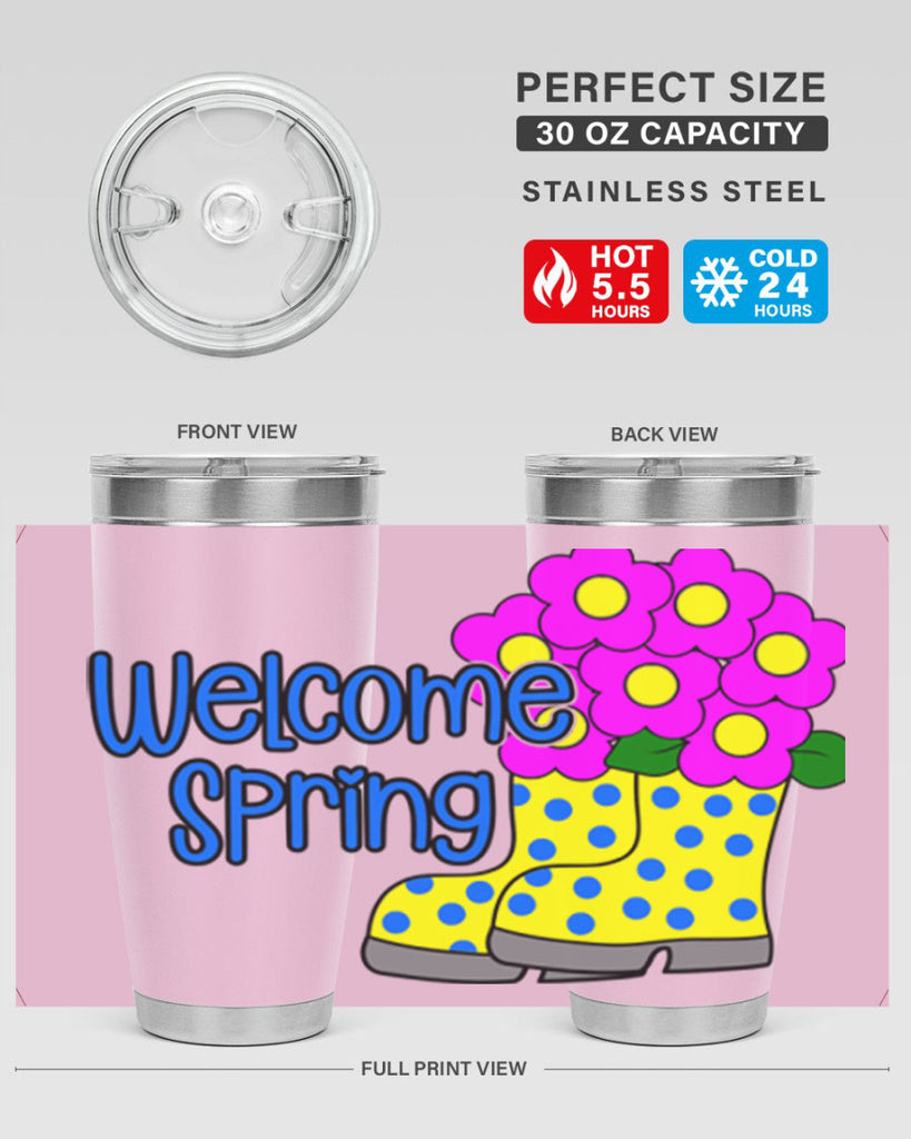 Welcome Spring rainboots page577#- spring- Tumbler