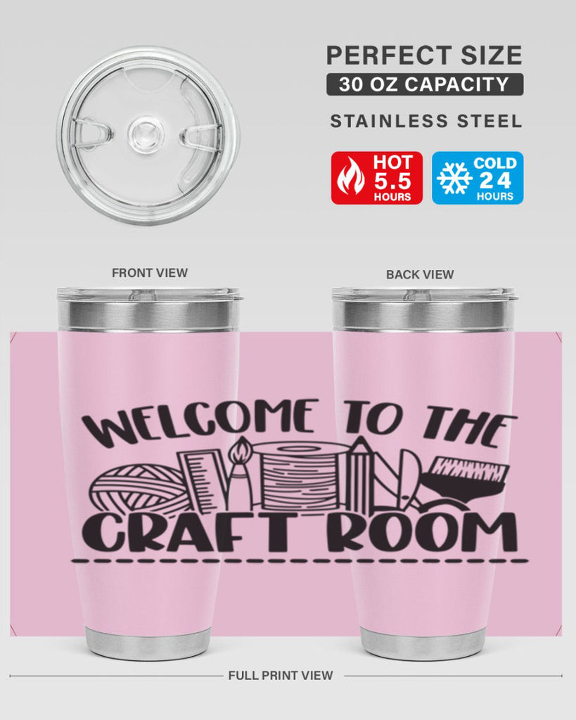 Welcome To the Craft Room 1#- crafting- Tumbler