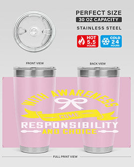With awareness come responsibility and choice Style 5#- self awareness- Tumbler