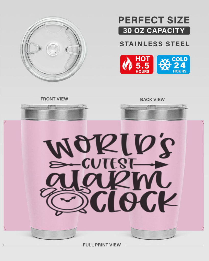 Worlds Cutest Alarm Clock Style 14#- baby- tumbler