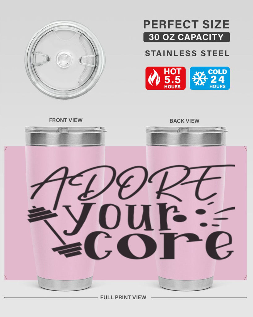 adore your core Style 111#- summer- Tumbler