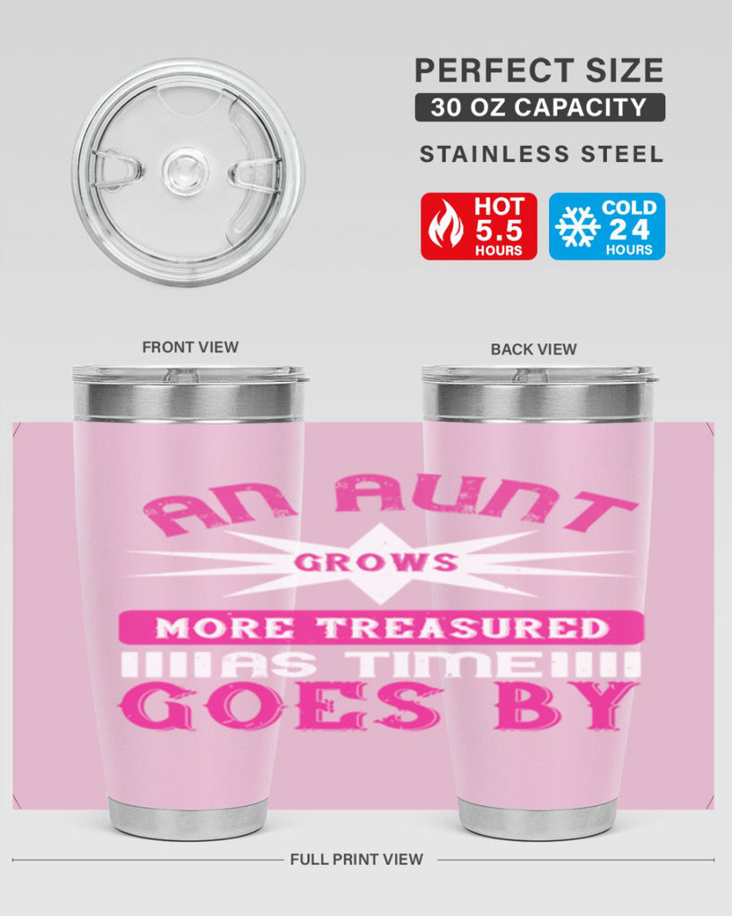an aunt grows more treasured as time goes by 220#- mom- Tumbler