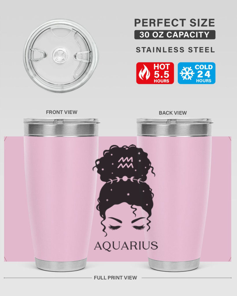 aquarius 81#- zodiac- Tumbler