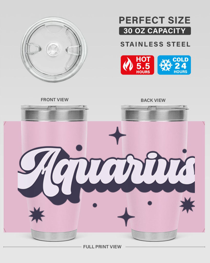 aquarius 82#- zodiac- Tumbler