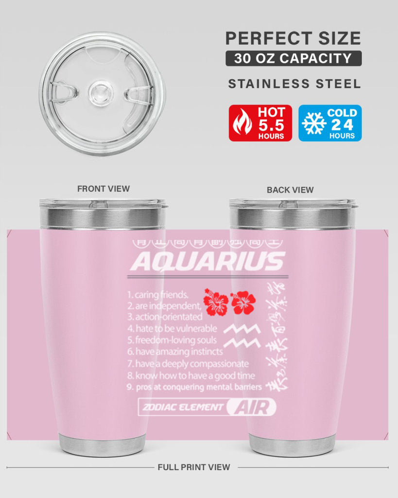 aquarius 85#- zodiac- Tumbler