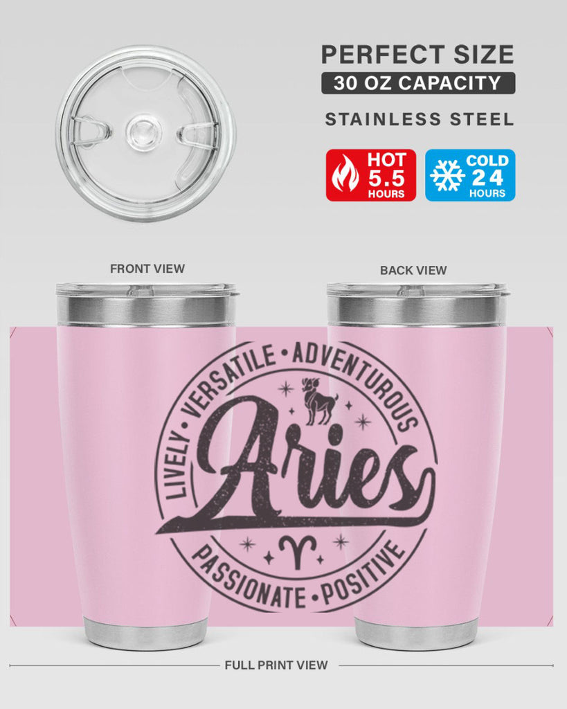 aries 102#- zodiac- Tumbler