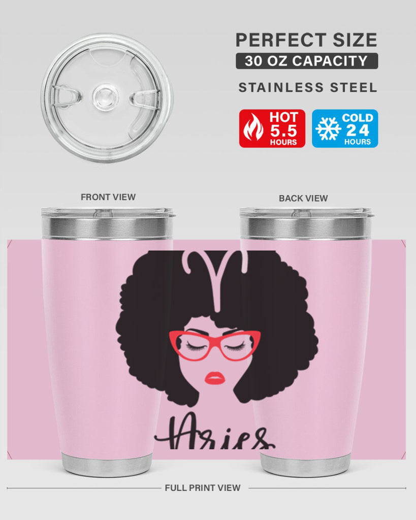 aries 122#- zodiac- Tumbler