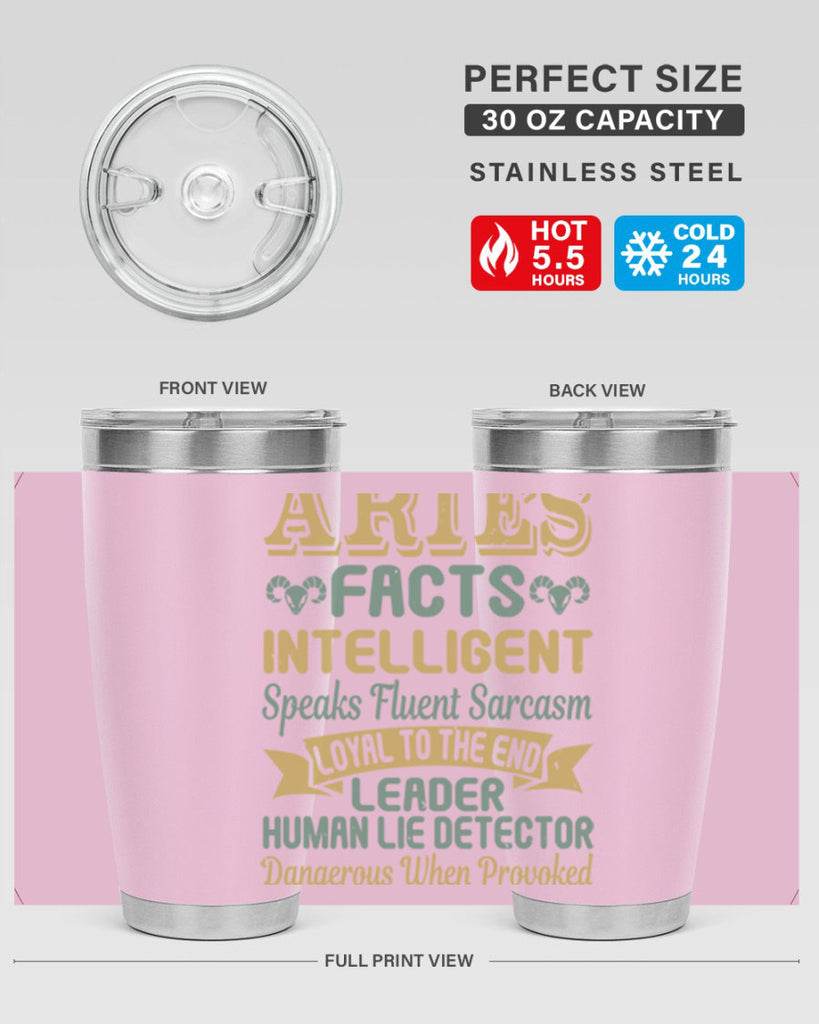aries 123#- zodiac- Tumbler