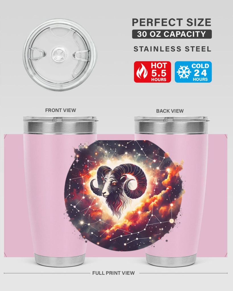aries 126#- zodiac- Tumbler