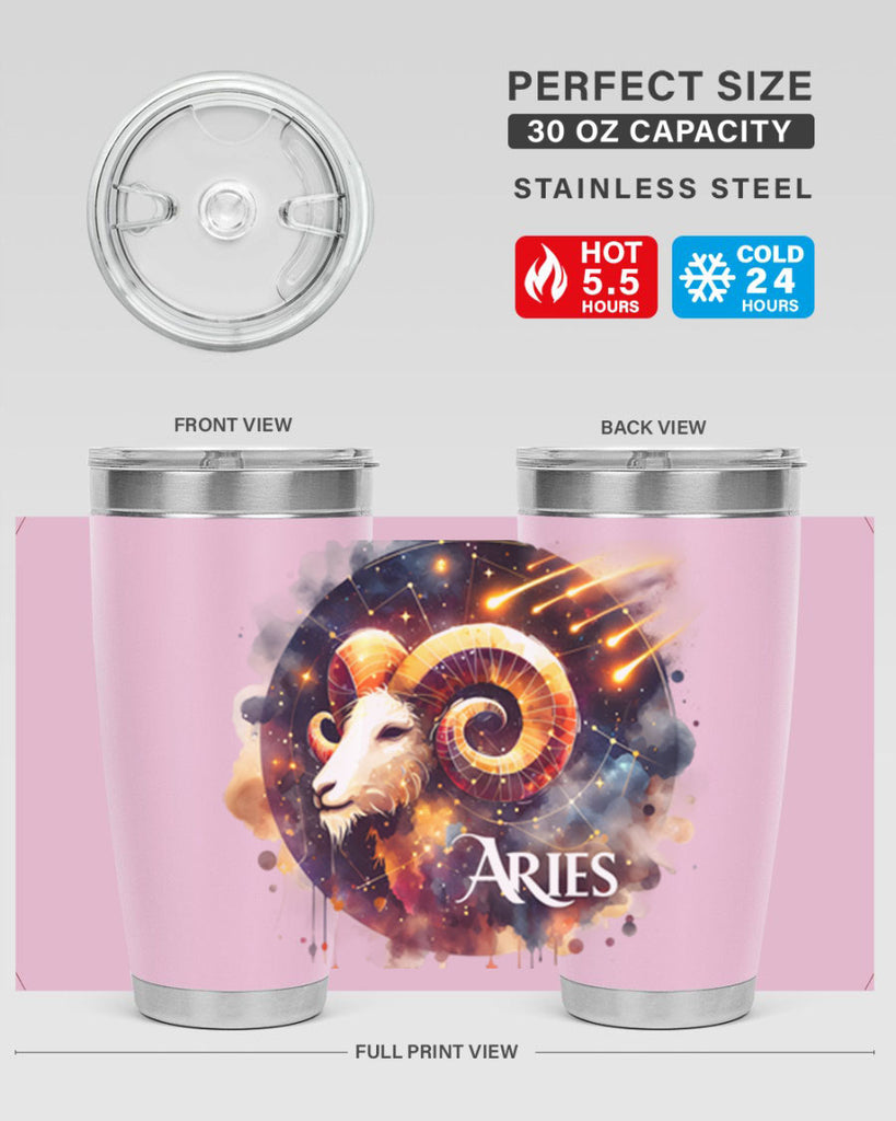 aries 127#- zodiac- Tumbler