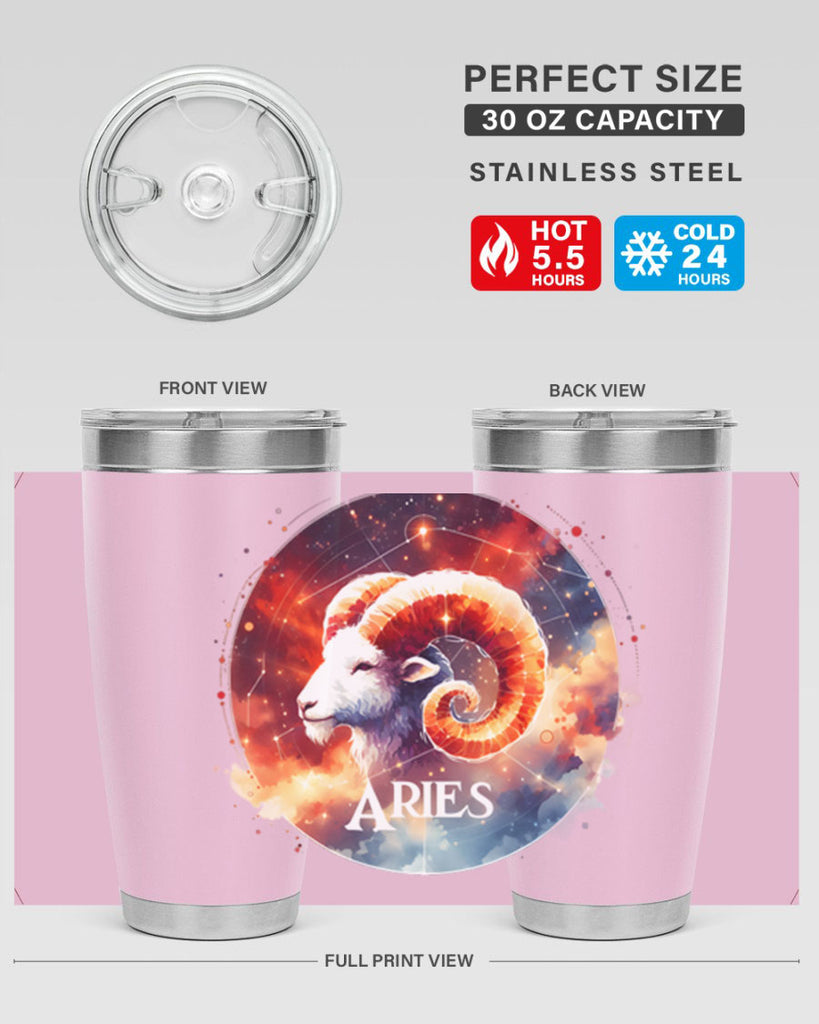 aries 128#- zodiac- Tumbler