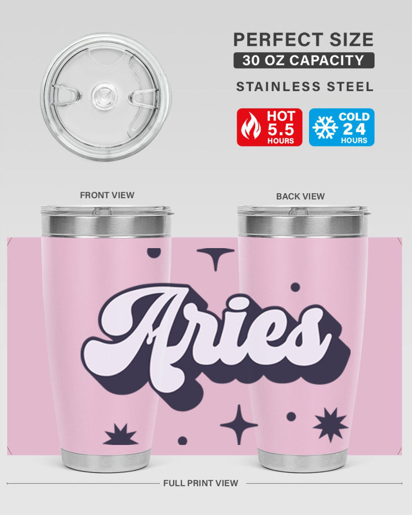 aries 133#- zodiac- Tumbler