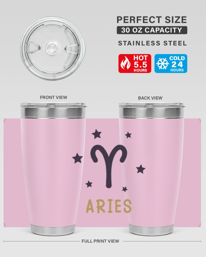aries 135#- zodiac- Tumbler