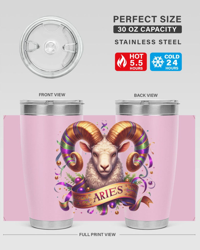 aries 136#- zodiac- Tumbler