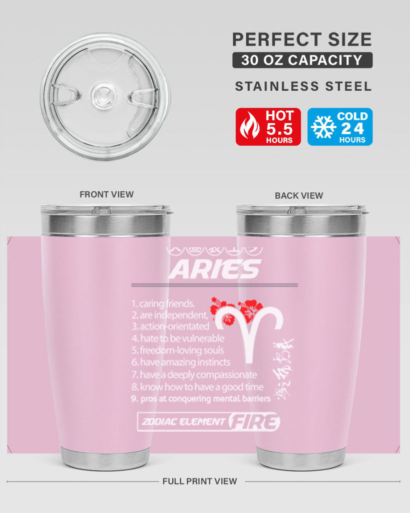 aries 137#- zodiac- Tumbler