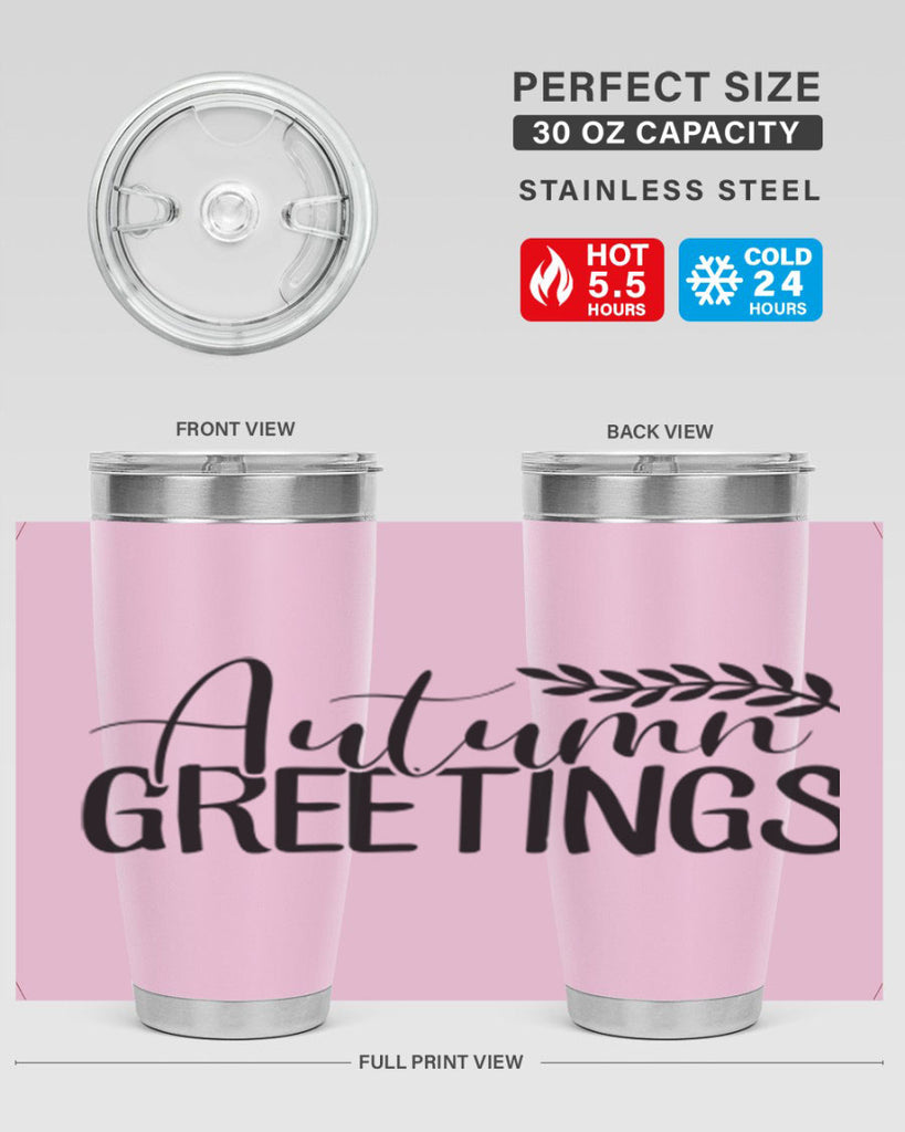 autumn greetings 13#- fall- Tumbler