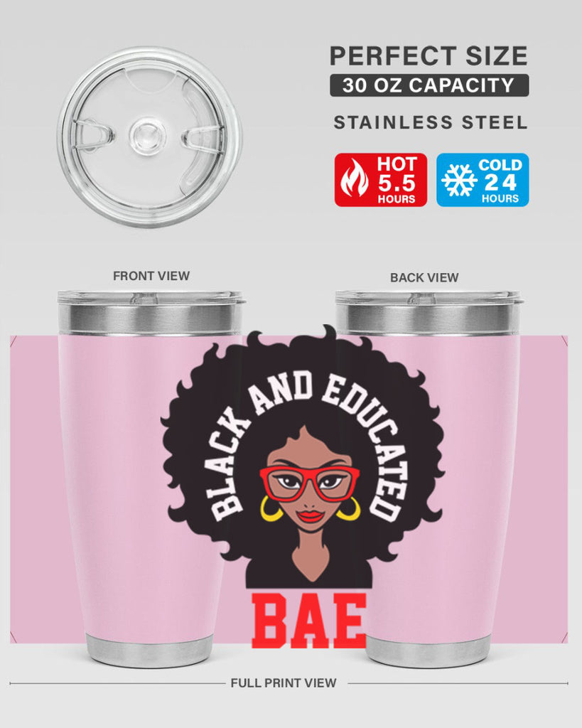 bae black and educated 267#- black words phrases- Cotton Tank