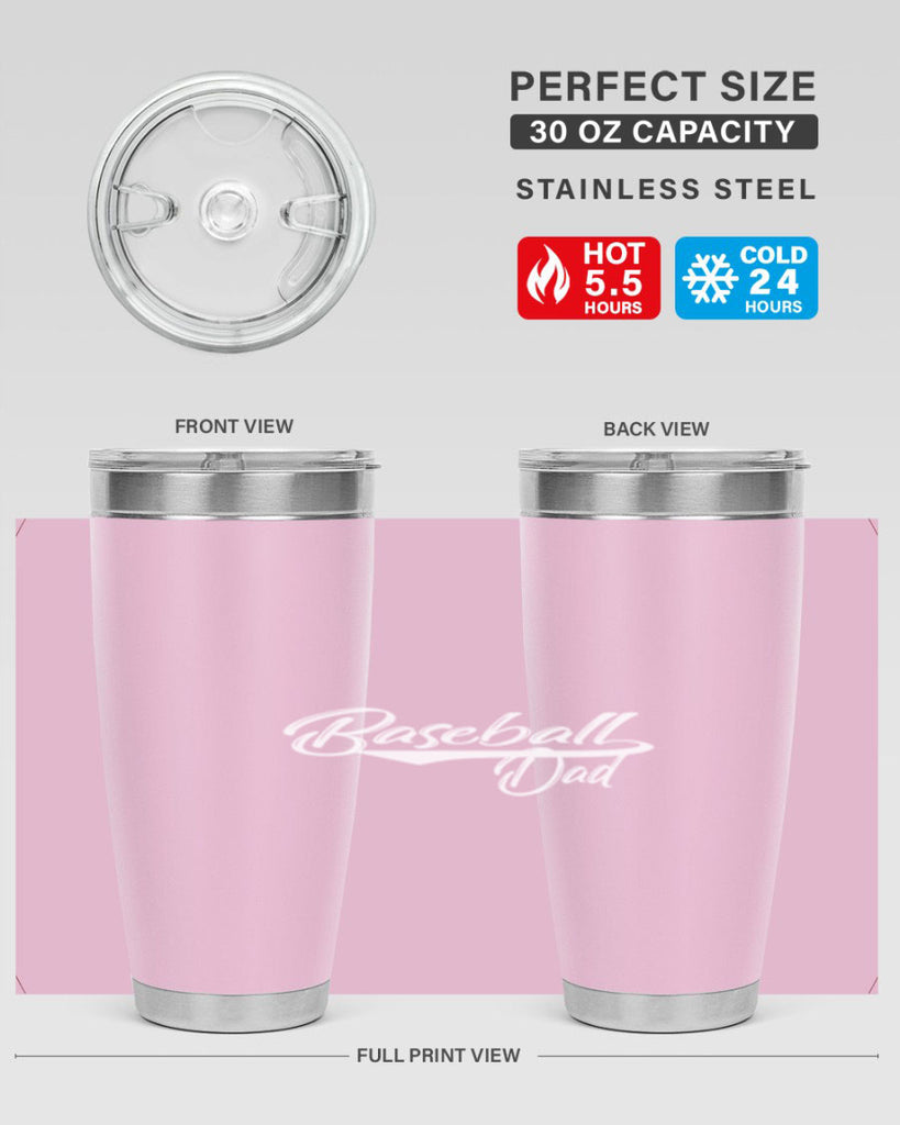 baseball dadk 49#- dad- Tumbler