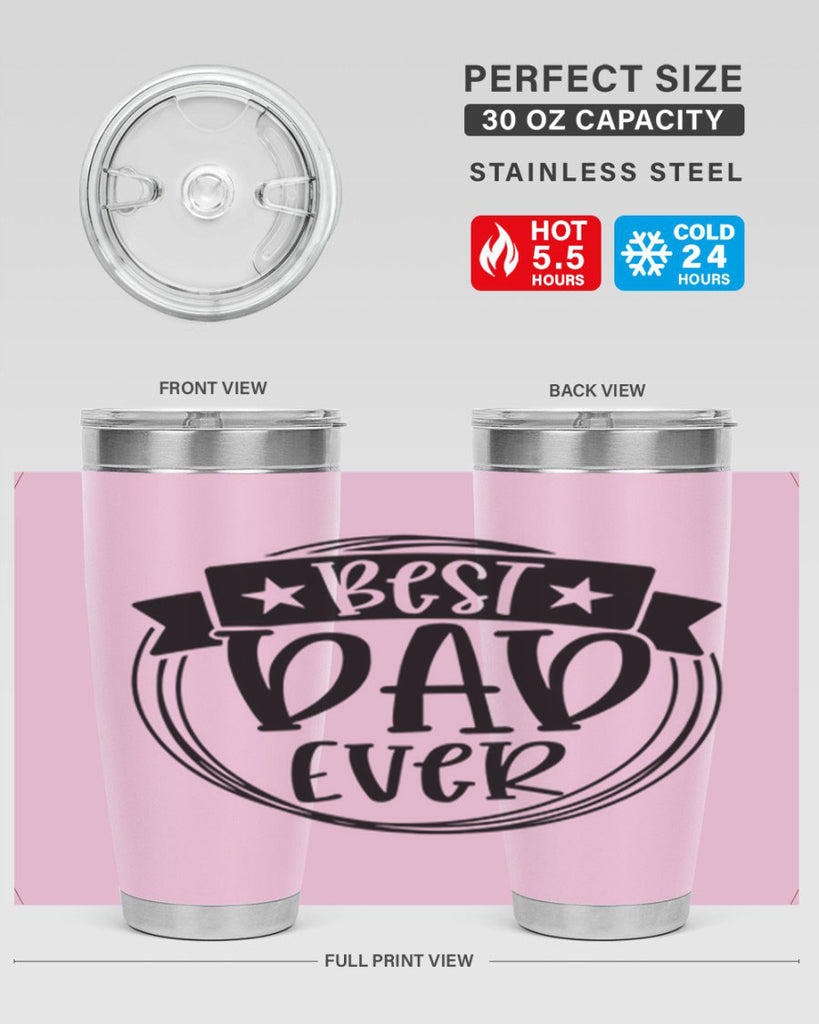best dad ever 72#- fathers day- Tumbler