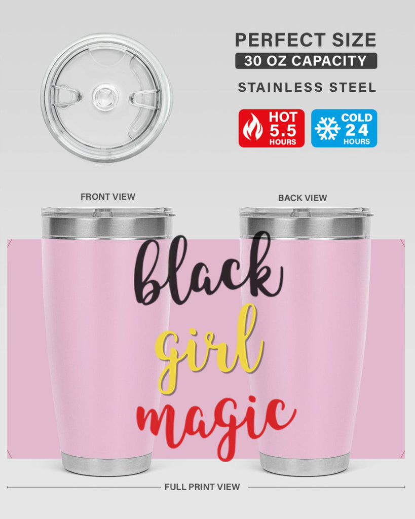 black girl magic color 246#- black words phrases- Cotton Tank