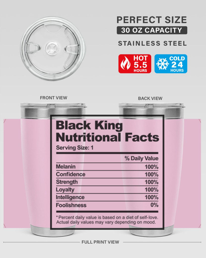 black king nutritional facts 231#- black words phrases- Cotton Tank