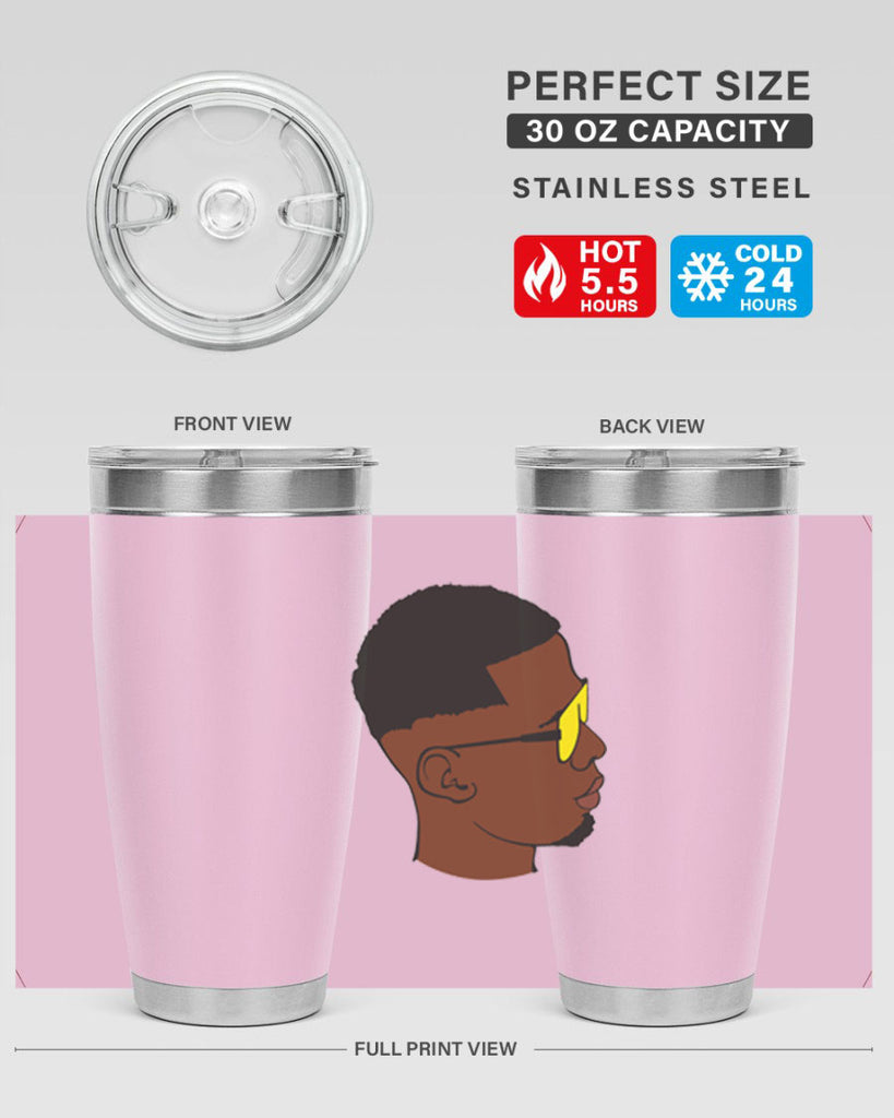 black man 27#- black men - boys- tumbler