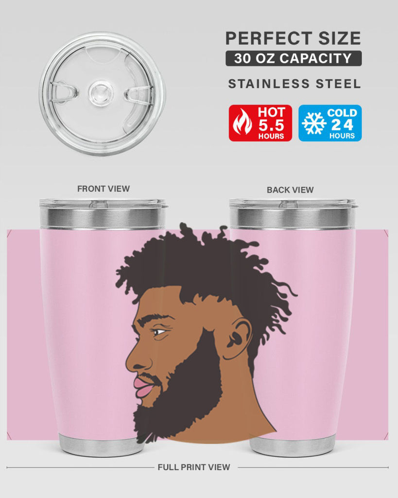 black man style 3#- black men - boys- tumbler