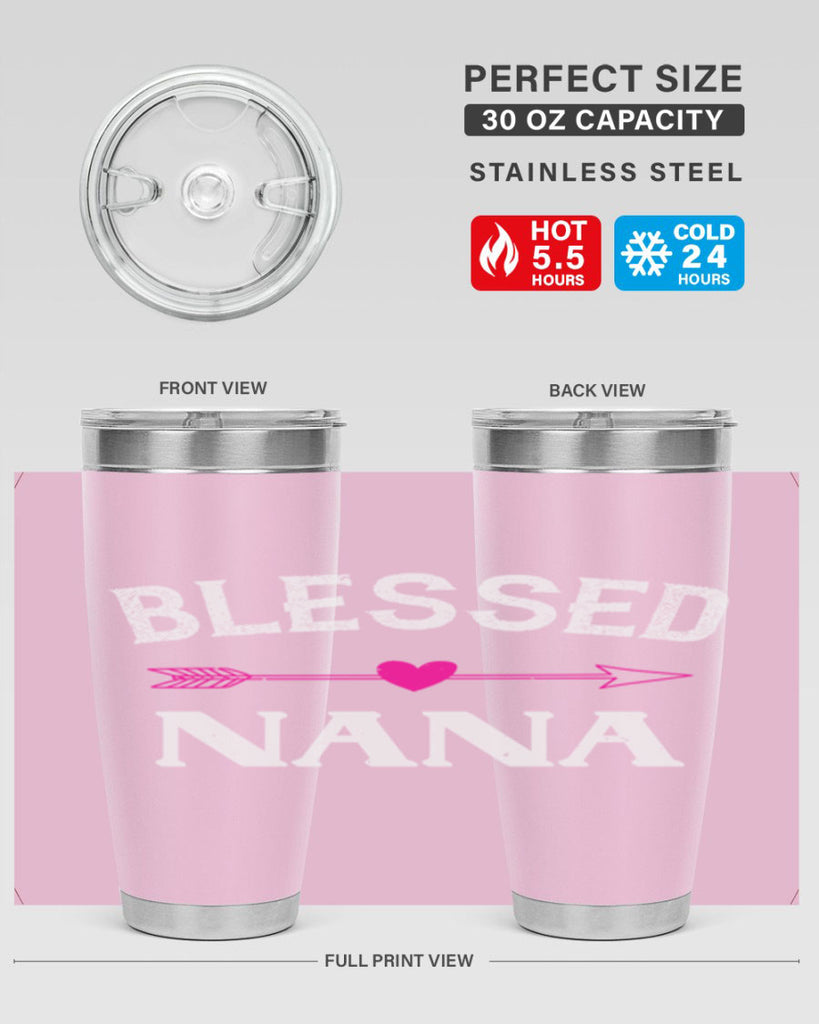 blessed nana 34#- grandma - nana- Tumbler