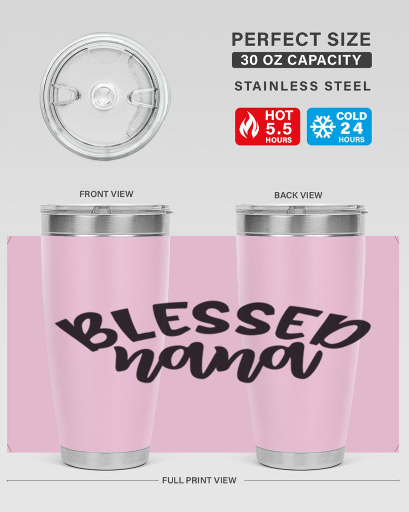 blessed nana 59#- grandma - nana- Tumbler