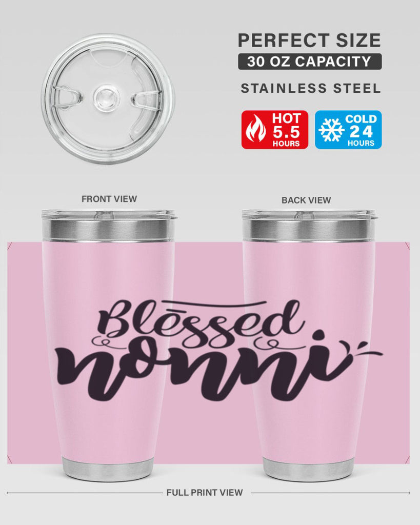 blessed nonni 57#- grandma - nana- Tumbler