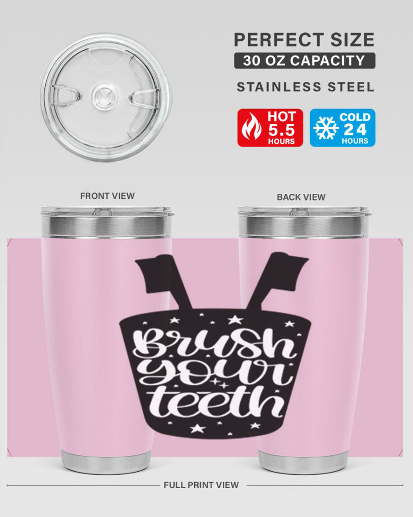 brush your teeth 45#- bathroom- Tumbler