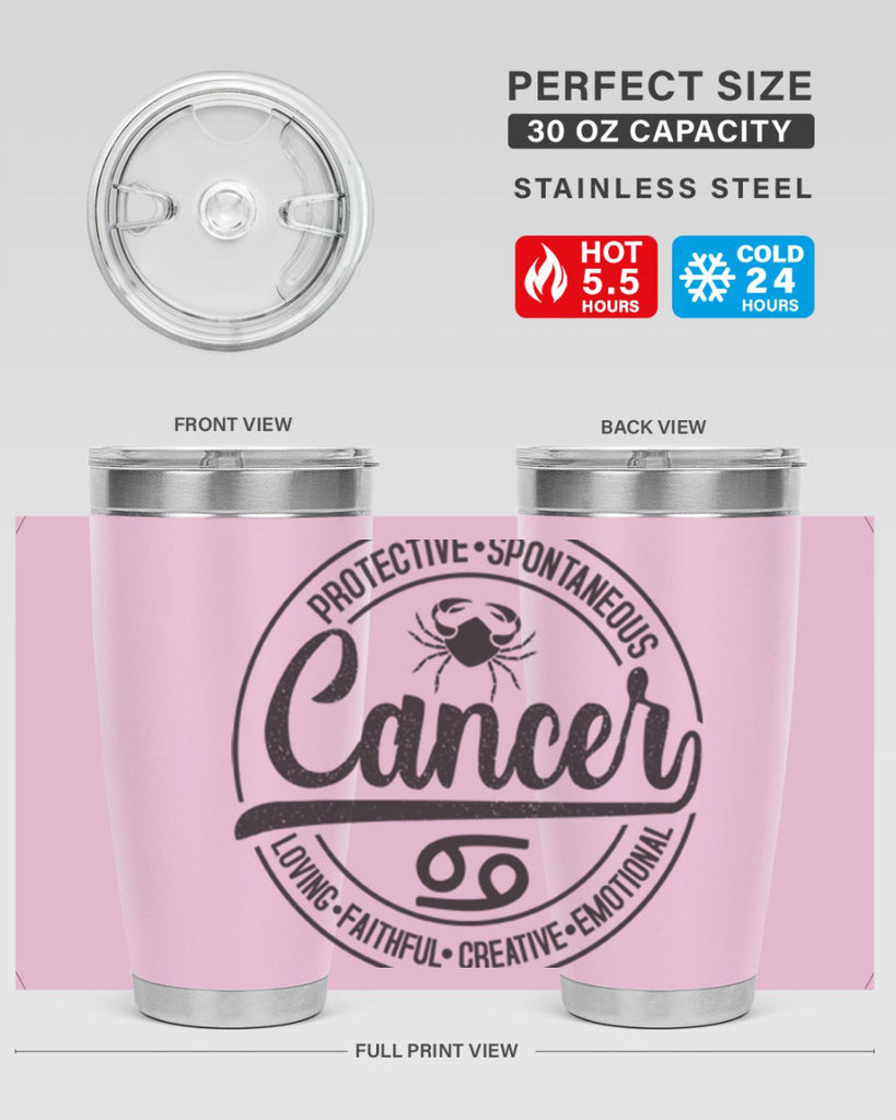 cancer 153#- zodiac- Tumbler