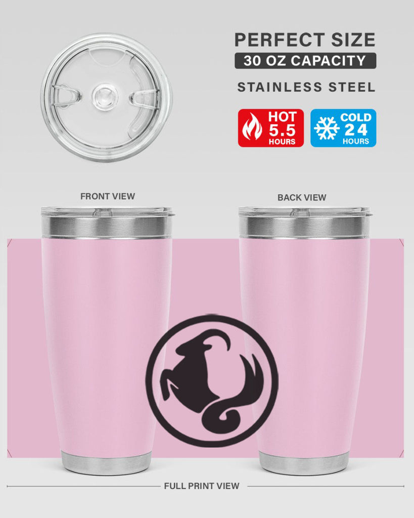 capricorn 203#- zodiac- Tumbler