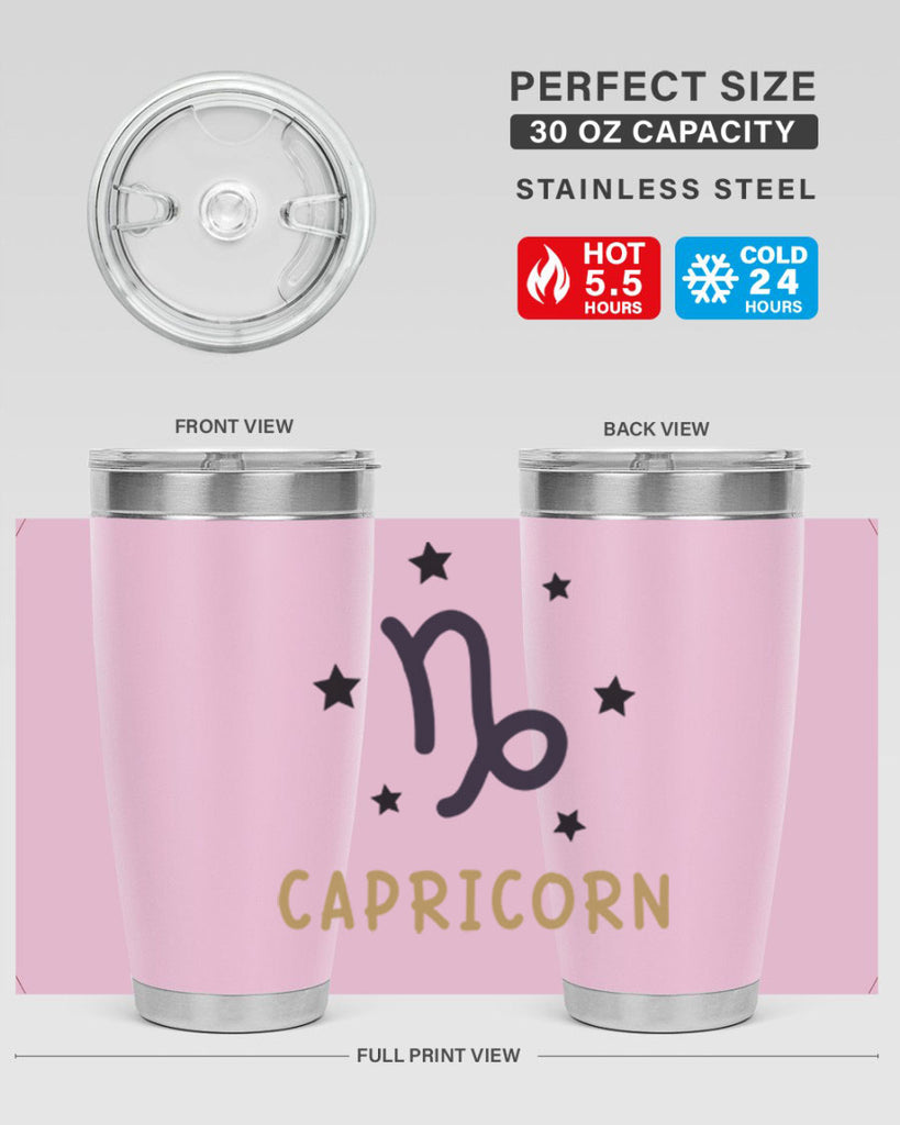 capricorn 206#- zodiac- Tumbler
