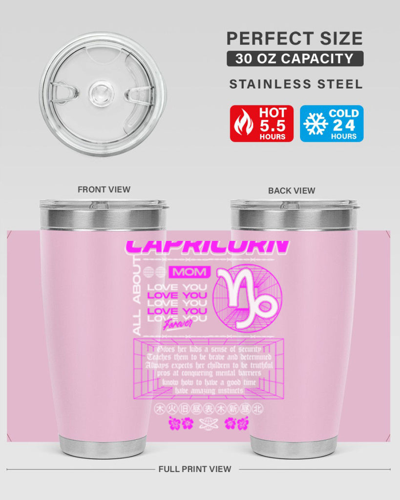 capricorn 208#- zodiac- Tumbler