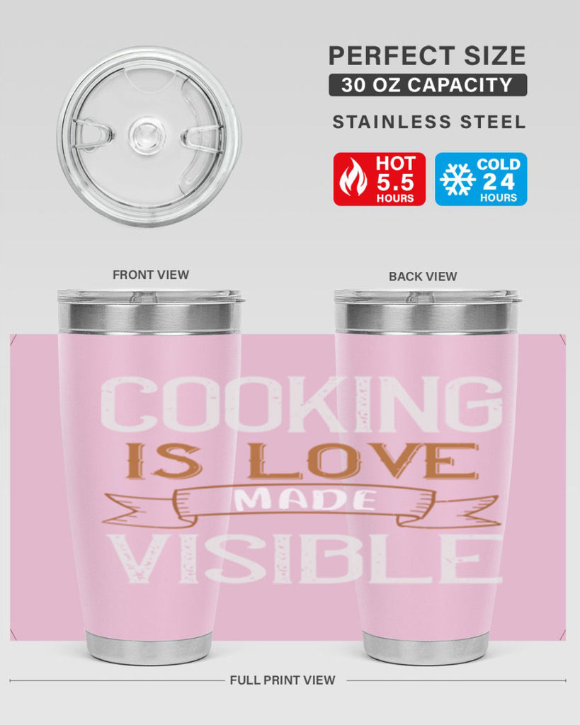 cooking is love made visible 43#- cooking- Tumbler