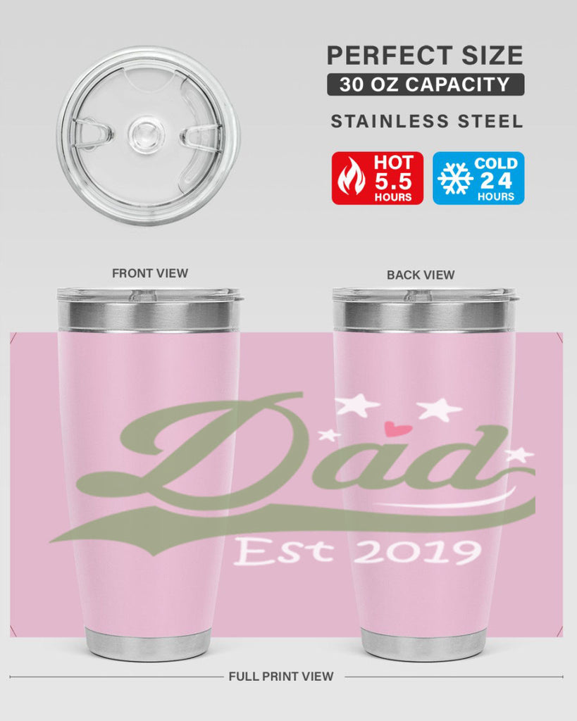 dad est 101#- fathers day- Tumbler