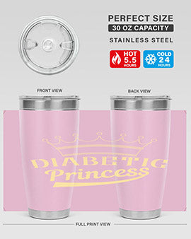 diabetic princess Style 42#- diabetes- Tumbler