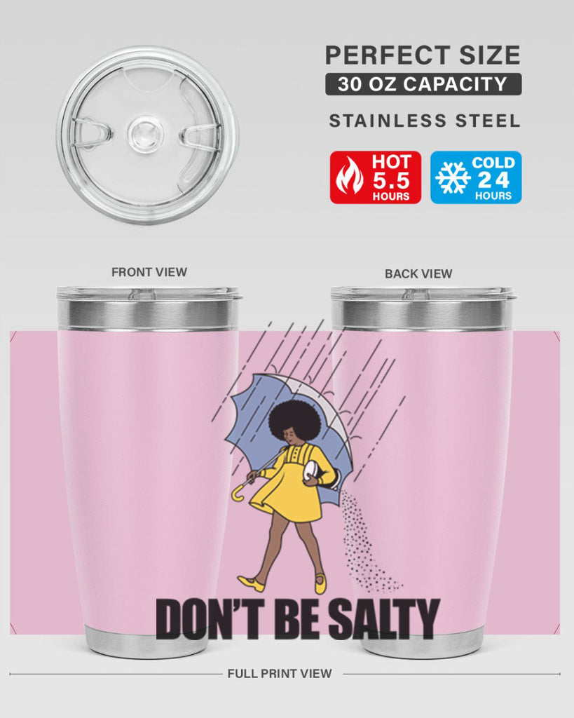 dont be salty 169#- black words phrases- Cotton Tank
