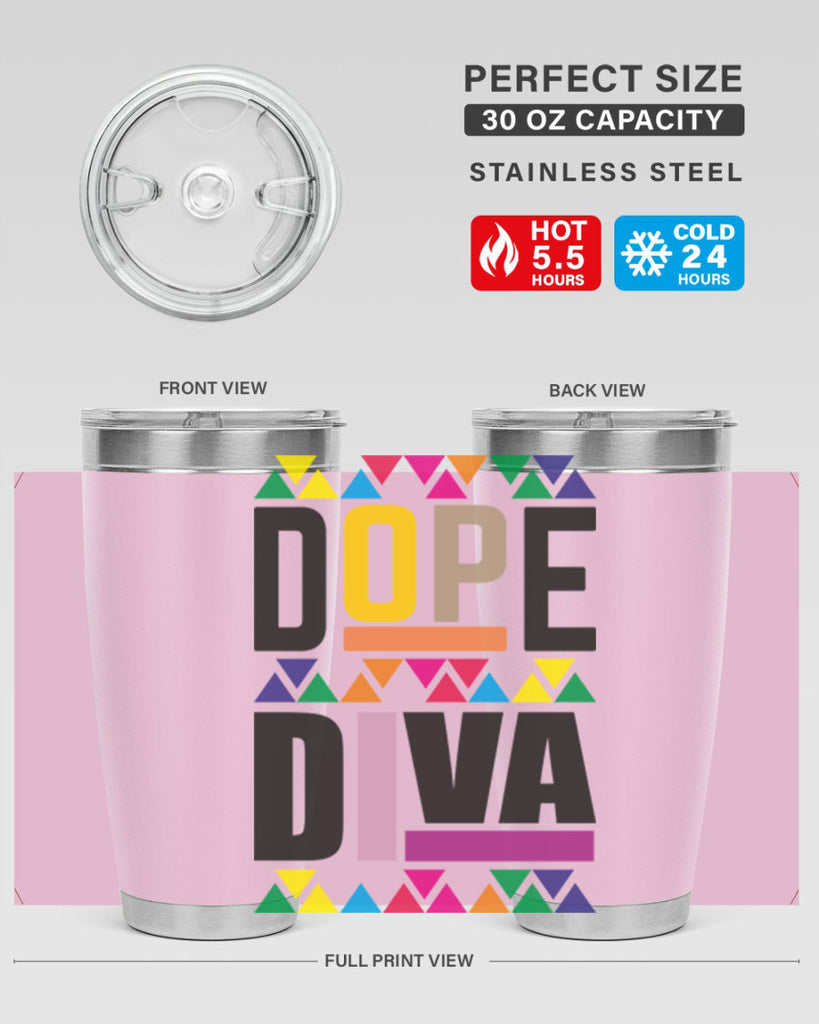 dope diva- black words phrases- Cotton Tank