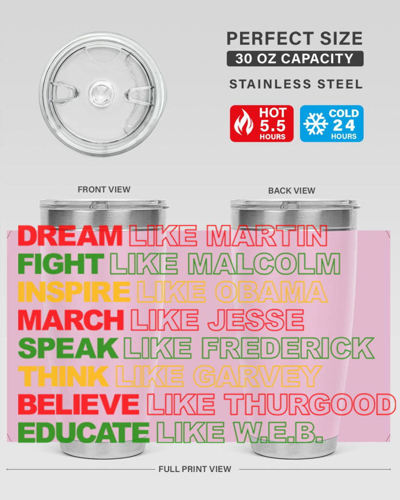 dream like martin 165#- black words phrases- Cotton Tank