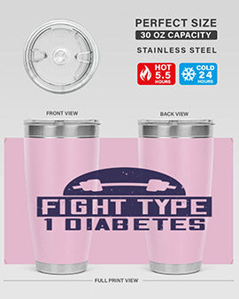 fight type diabetes Style 37#- diabetes- Tumbler
