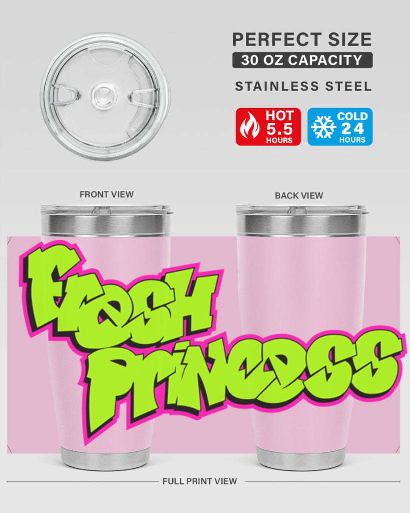 fresh princess 145#- black words phrases- Cotton Tank