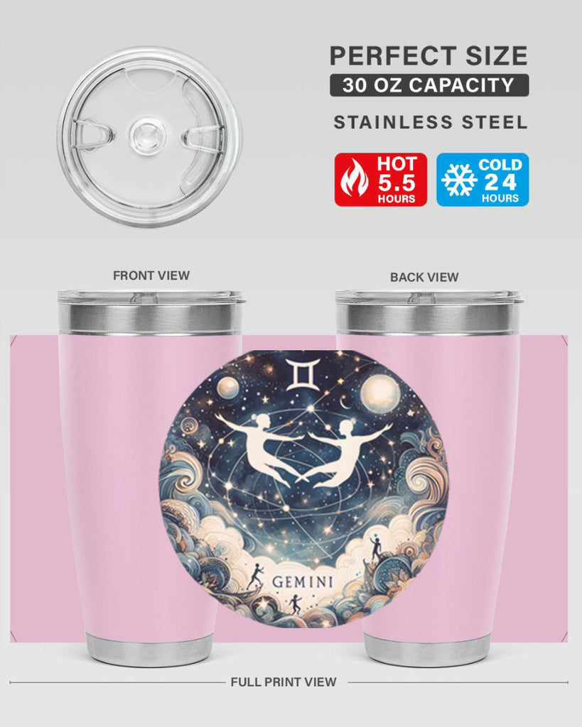 gemini 249#- zodiac- Tumbler