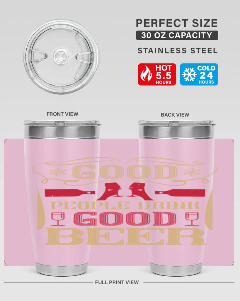 good people drink good beer 54#- drinking- Tumbler