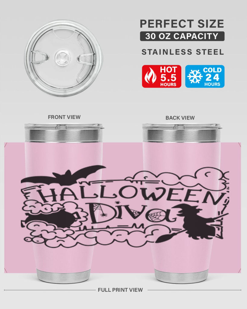 halloween diva 74#- halloween- Tumbler
