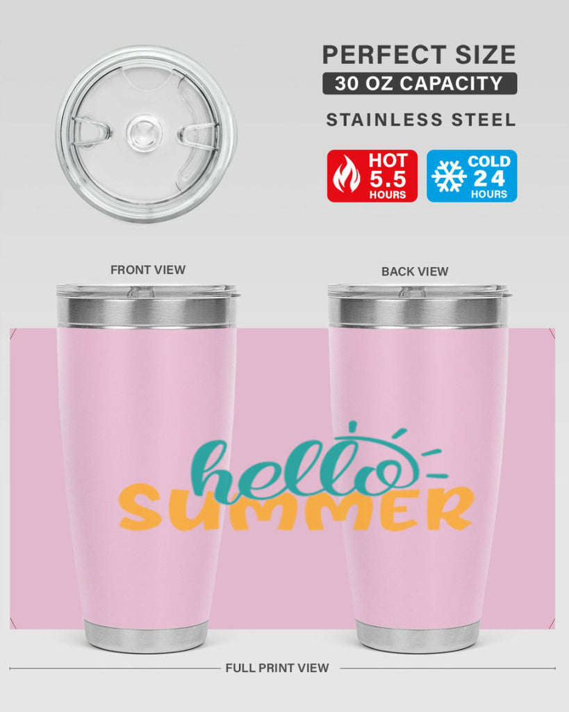 hello summer Style 97#- summer- Tumbler