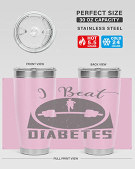 i beat diabetes Style 33#- diabetes- Tumbler