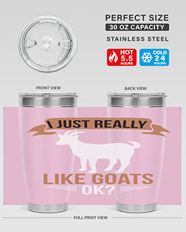 i just really like goats ok Style 3#- goat- Tumbler